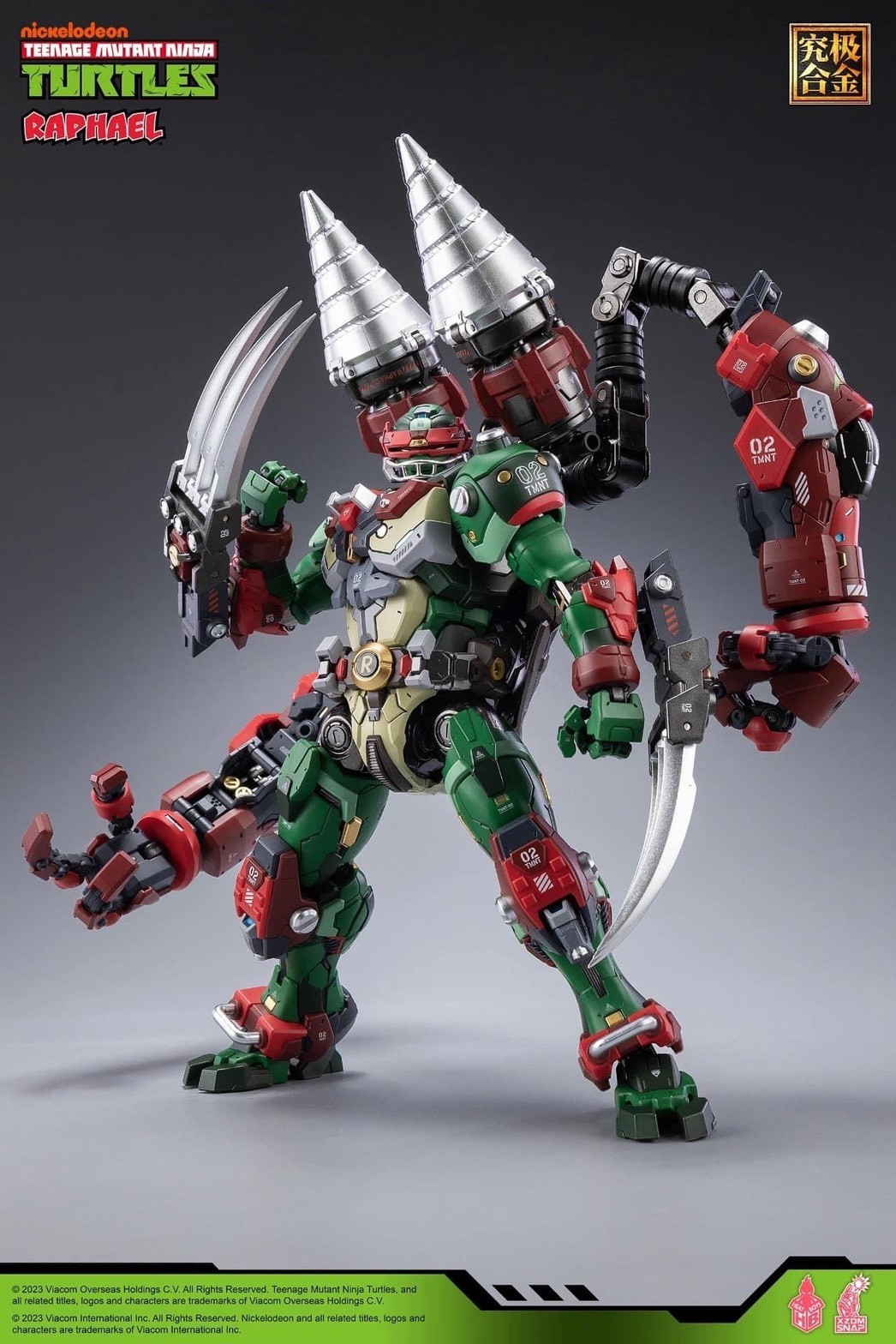 Pre-order : Teenage Mutant Ninja Turtles Raphael Diecast Action Figure by Heat Boys x XZOM SNAP