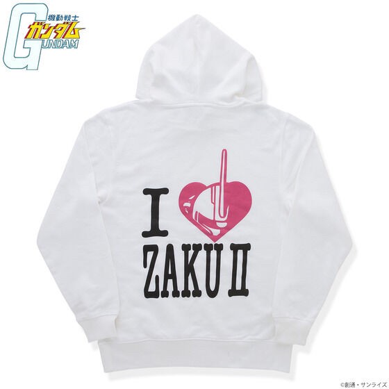 PRE-ORDER : Mobile Suit Gundam I LOVE MOBILE SUIT Hoodie