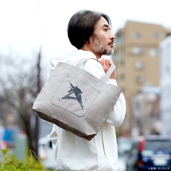 PRE-ORDER : STRICT-G JAPAN Shinzaburo Ichizawa Canvas "Mobile Suit Gundam: Char's Counterattack" Tote Bag