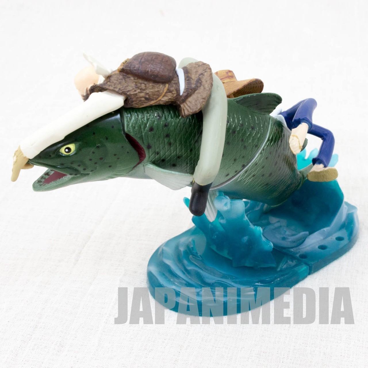 กาชาปอง เจ้าหนูสิงห์นักตก Fishing Boy Fisherman Sanpei Tsurikichi Sanpei Fishing Scene Collection ~Freshwater Fish Edition~ Gashapon by Epoch (Set of 5+1)