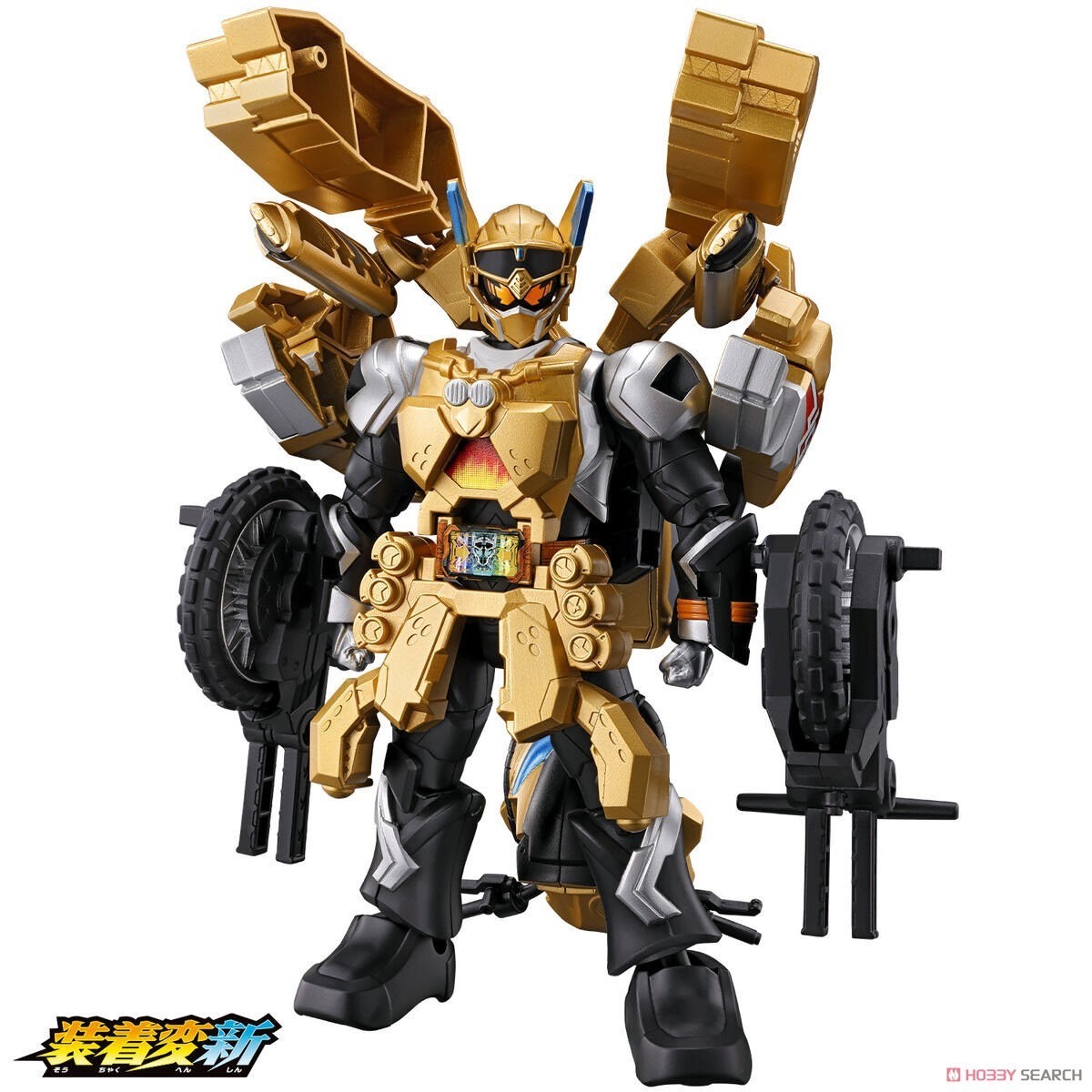 Masked Rider Gotchard - Souchaku Henshin - Kamen Rider Gotchard 2 - Gold Mechanicker & Lightning Jungle by Bandai