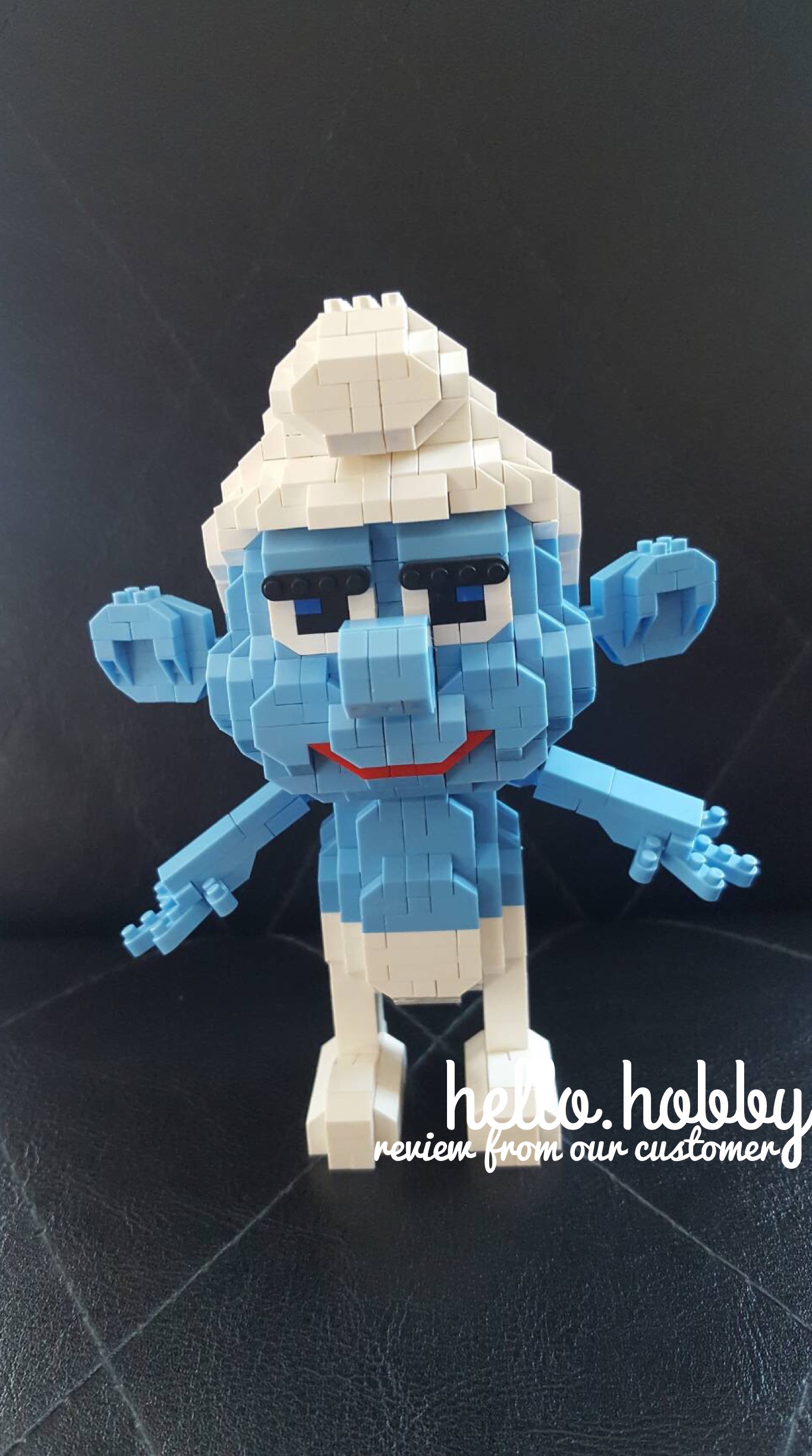 LOZ 9755 The Smurfs Baby Smurf 820pcs