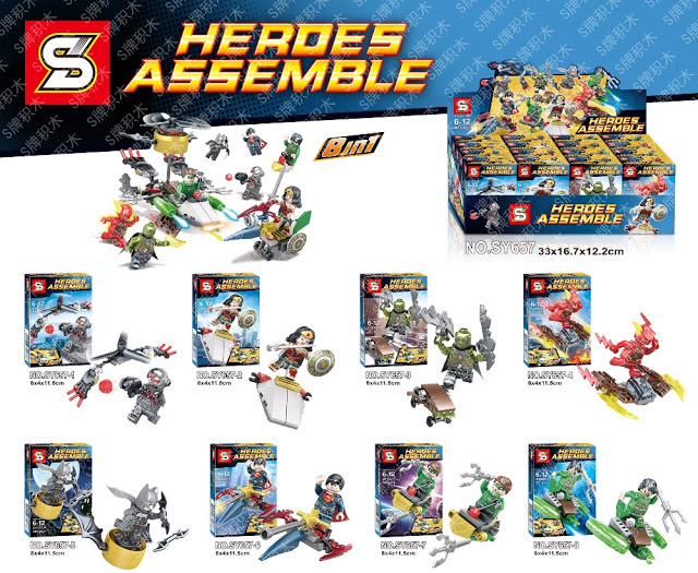SY 657 1-8 Heroes Assemble