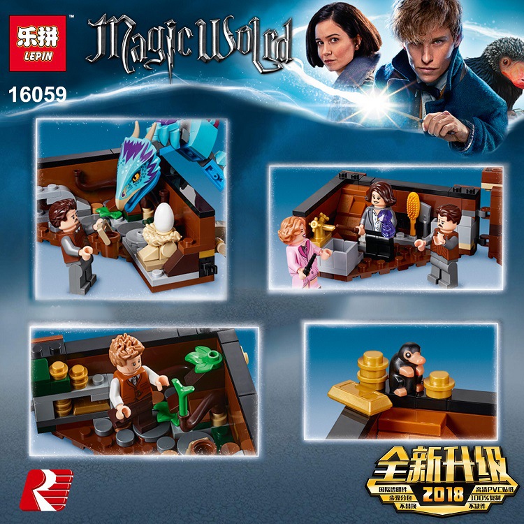 Lepin 16059 Harry Potter Newt's Case of Magical Creatures 778pcs