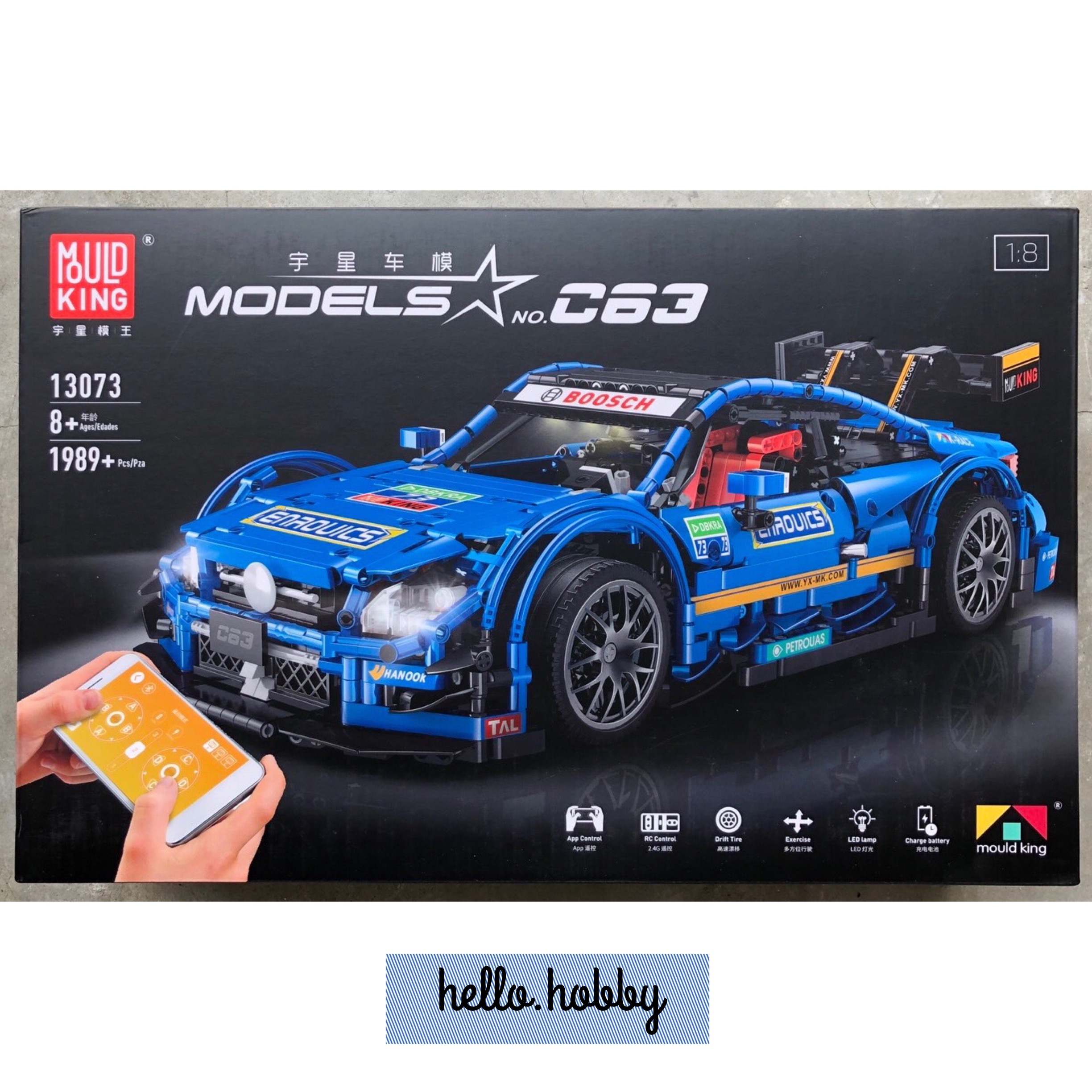 Mould King 13073 Mercedes-Benz AMG C63 DTM 1989pcs (บังคับได้)