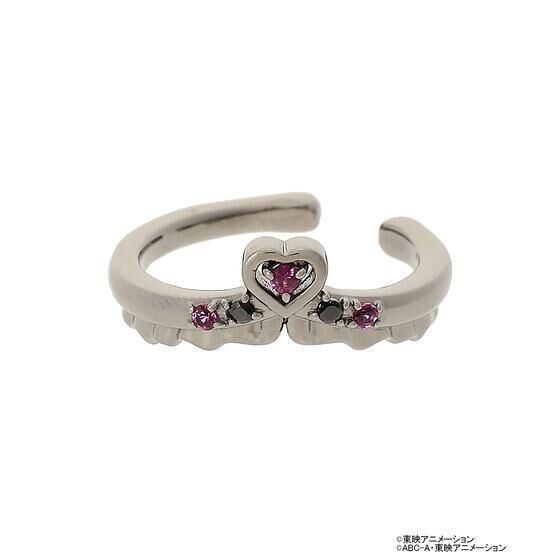 PRE-ORDER : Futari wa Pretty Cure Max Heart Samantha Tiara Collaboration Pinky Ring/Ear Cuff