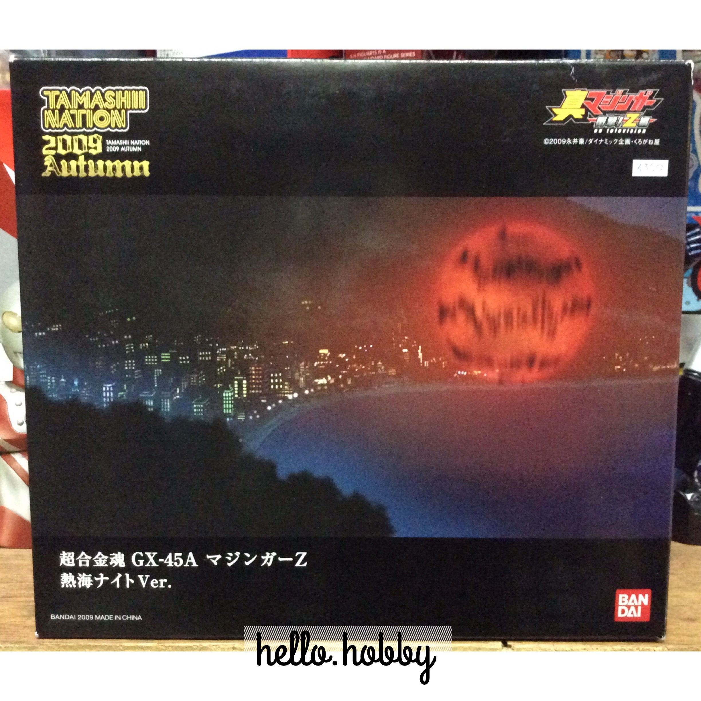 Soul Of Chogokin GX-45A Mazinger Z Atami Night Ver. (limited Edition) Tamashii Nation Autumn 2009 Exclusive