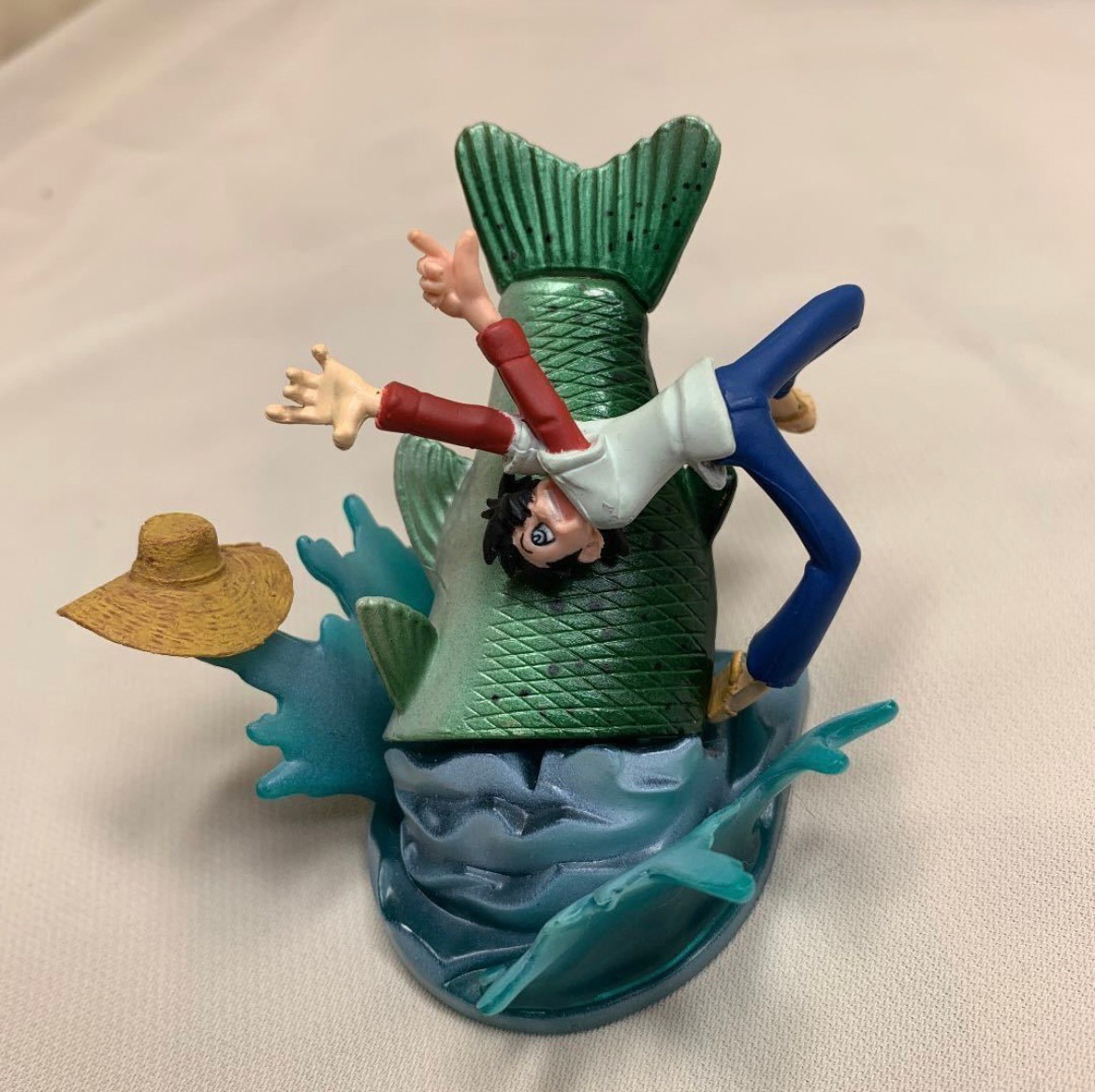 กาชาปอง เจ้าหนูสิงห์นักตก Fishing Boy Fisherman Sanpei Tsurikichi Sanpei Fishing Scene Collection ~Freshwater Fish Edition~ Gashapon by Epoch (Set of 5+1)