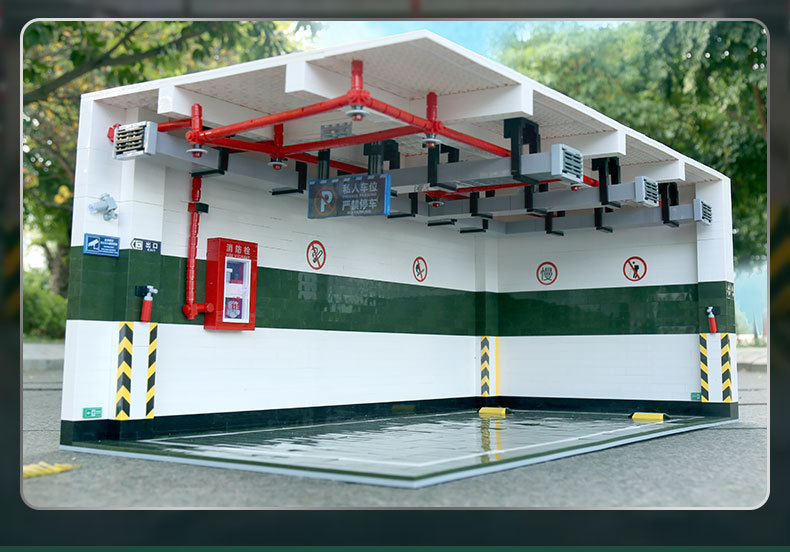 90009 Car Parking 2436pcs (มีไฟ)