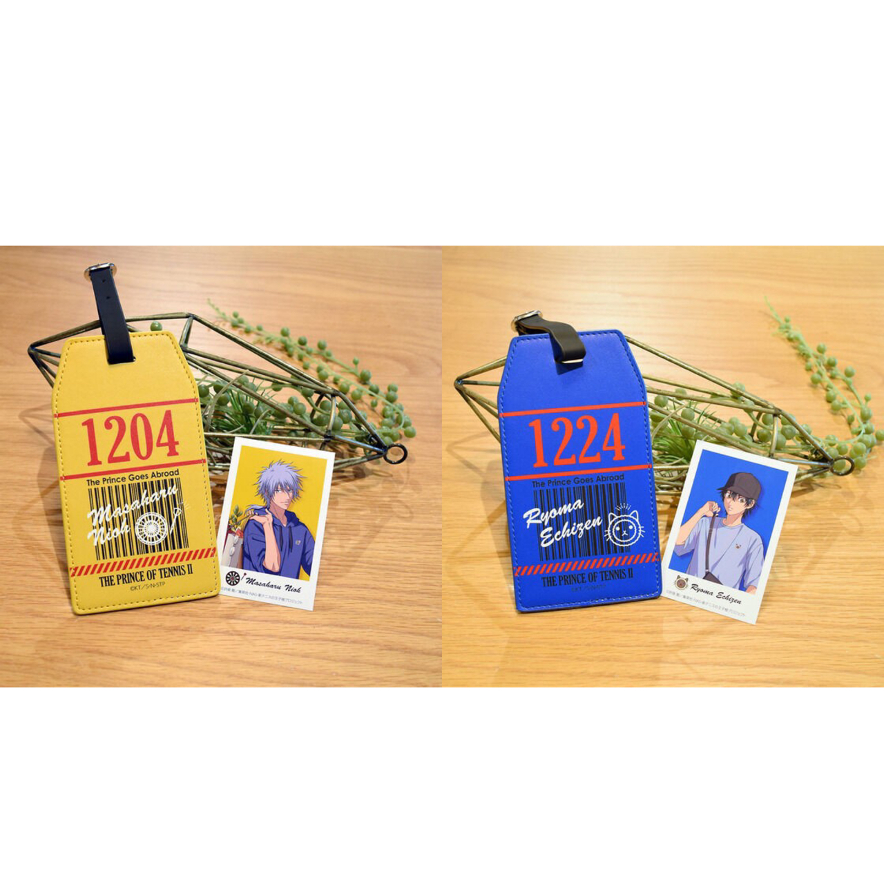 PRE-ORDER : New Prince of Tennis The Prince Goes Abroad Luggage Tag with Illustration Sheet