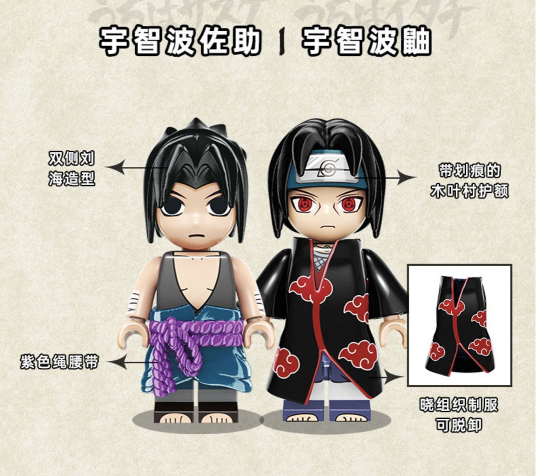 เลโก้ งานฉากนารุโตะ Keeppley K20505-20508 Naruto