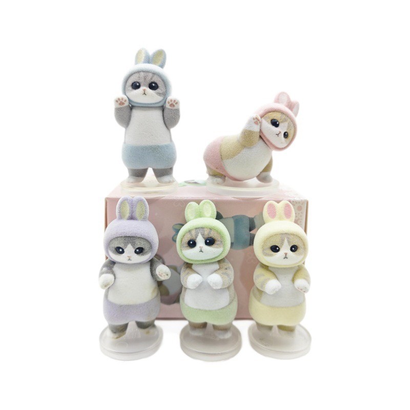 โมเดล Mofusand Narabundasu Rabbit by Pazela (Set of 5)