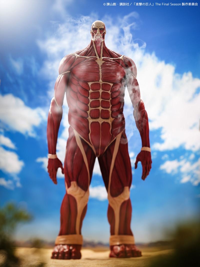 Pre-order : Mega Sofvi Attack on Titan Colossal Titan by Kaiyodo