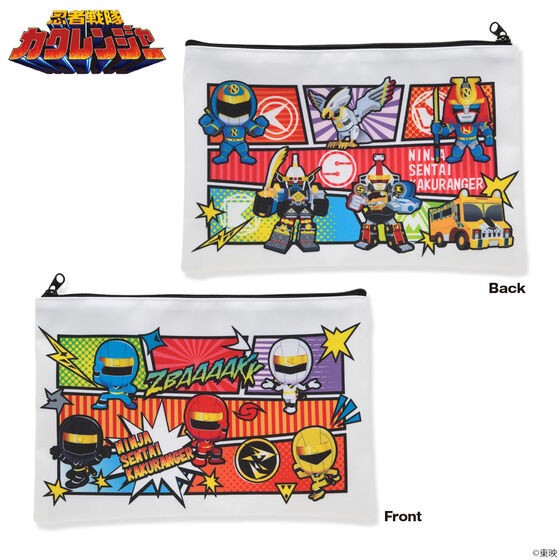 PRE-ORDER : Ninja Sentai Kakuranger Deformed Mini Pouch