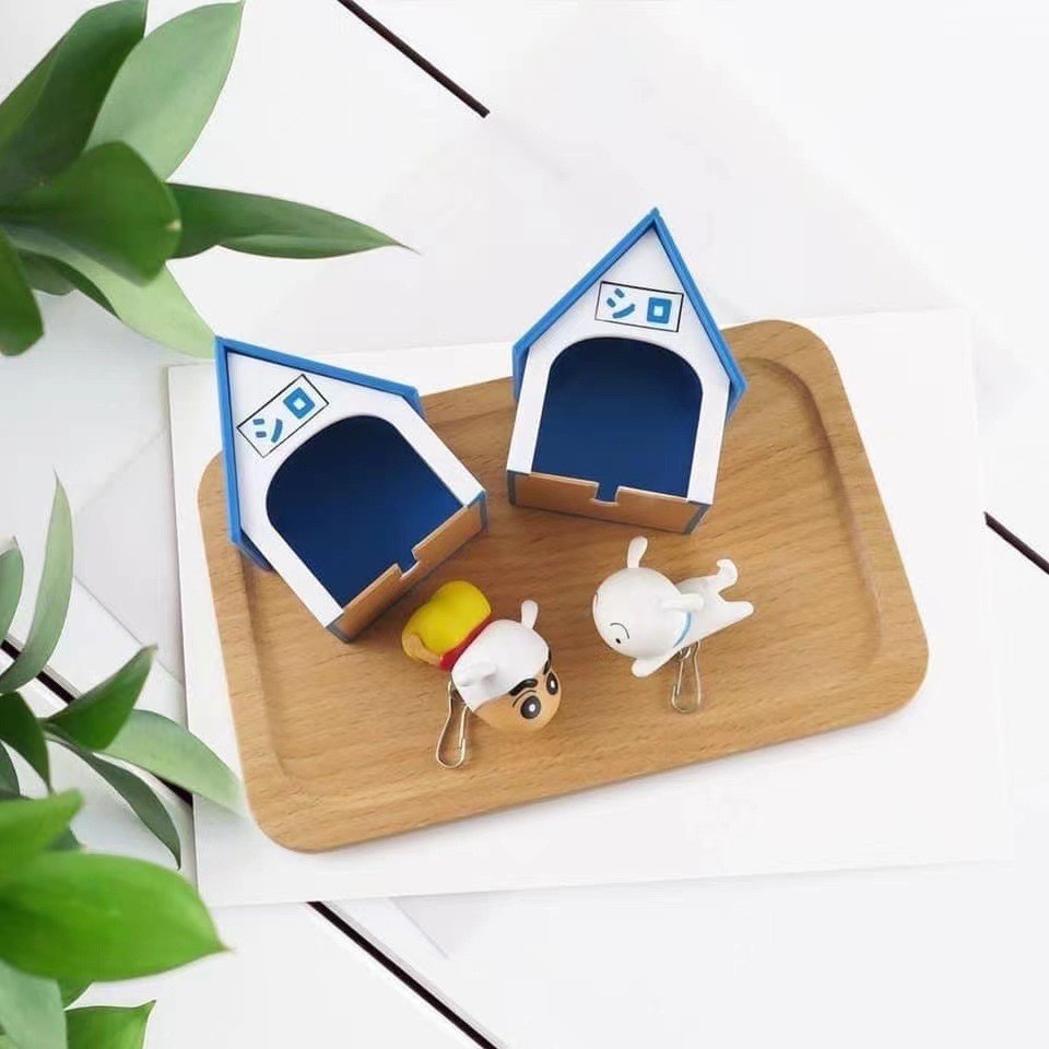 พวงกุญแจ ที่เก็บกุญแจ บ้านชิโร่ Crayon Shinchan - Shiro House Keychain