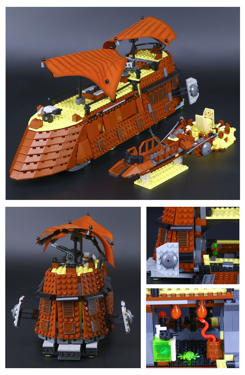 Lepin 05090 Star Wars Jabba's Sail Barge 821pcs
