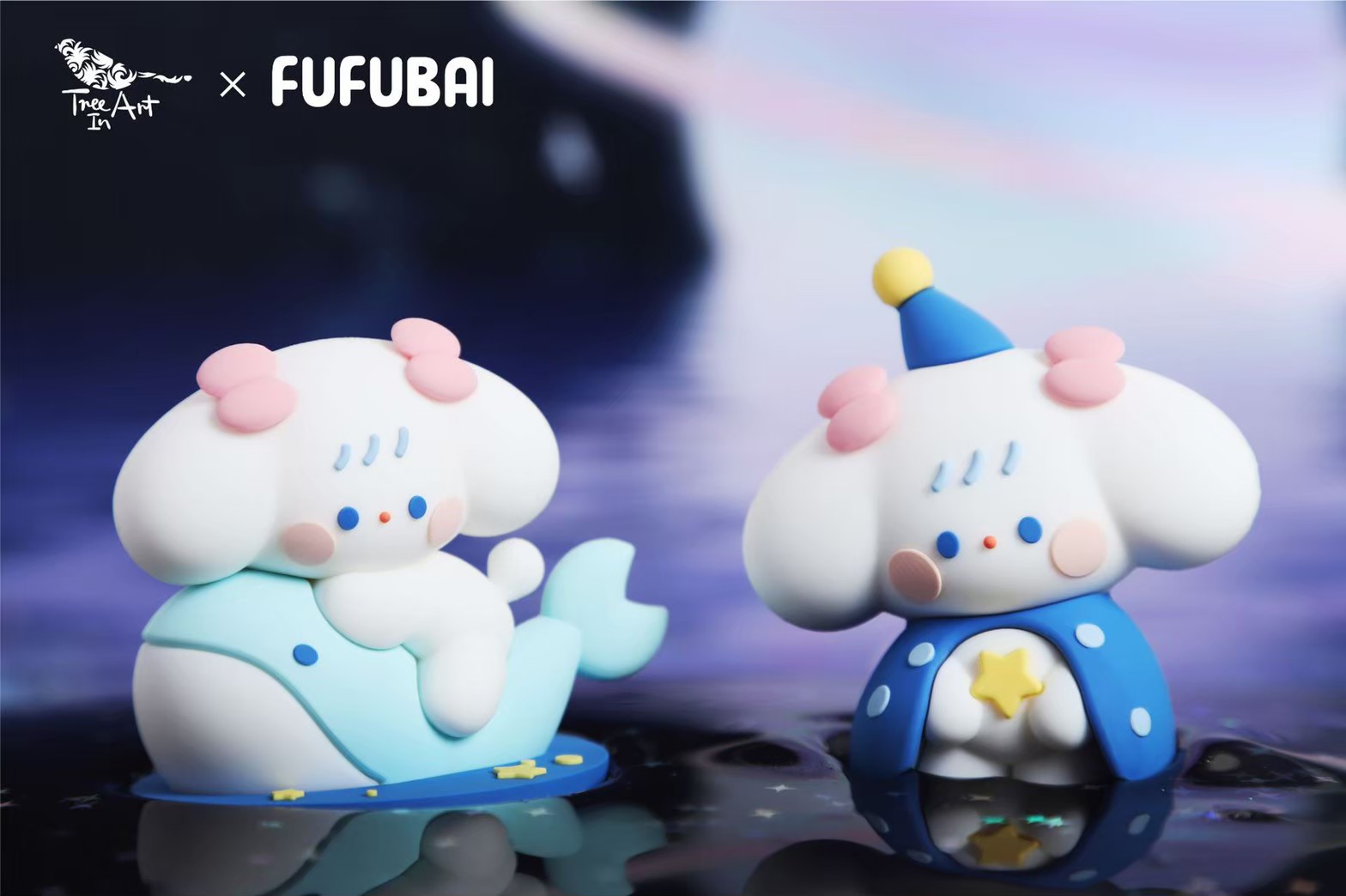 Fufubai Sweet Dream Starry Sky - by Tree in Art (Set of 6)