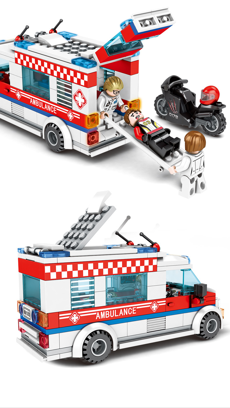 Sembo block 601303 Ambulance Car 238pcs