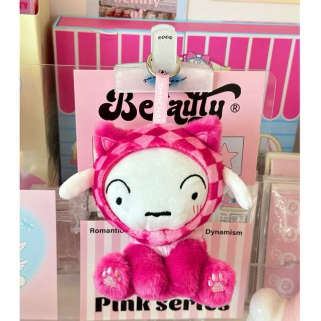 ตุ๊กตาพวงกุญแจ Crayon Shinchan x Alice in Wonderland Series Plush Keychain by LDCX