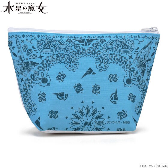 PRE-ORDER : Mobile Suit Gundam The Witch from Mercury Bandana Pattern Series Pouch