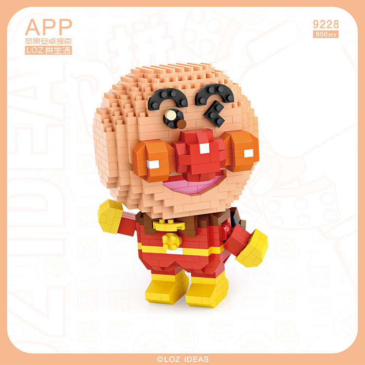Loz 9228 An Pan Man 650pcs
