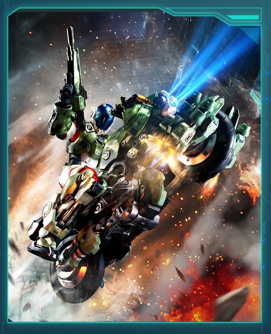 Pre-order : Noble Class X Series Robotech The New Generation: YR-052F Transformable Cyclone by Toynami x Moshow Toys