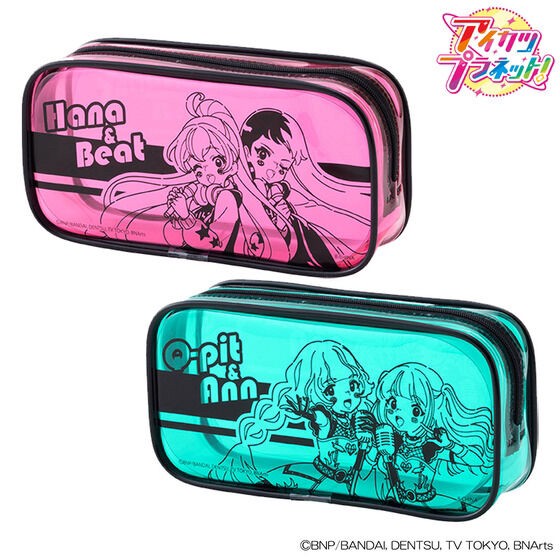 PRE-ORDER : Aikatsu! Design Mart Clear Pen Pouch (music ver.)