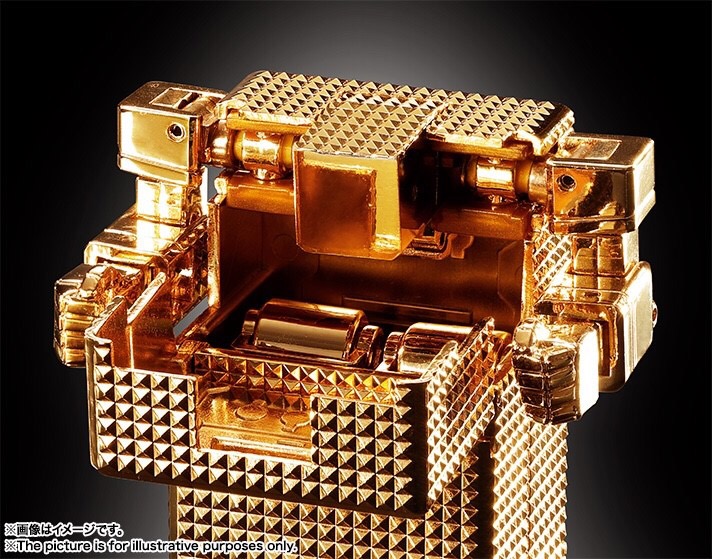 Soul Of Chogokin GX-32G24 GOLD LIGHTAN 24k GOLD PLATED FINISH by Bandai