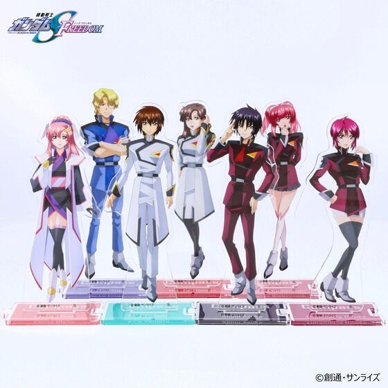 PRE-ORDER : Mobile Suit Gundam SEED FREEDOM Connectable Acrylic Stand (20 types in total)