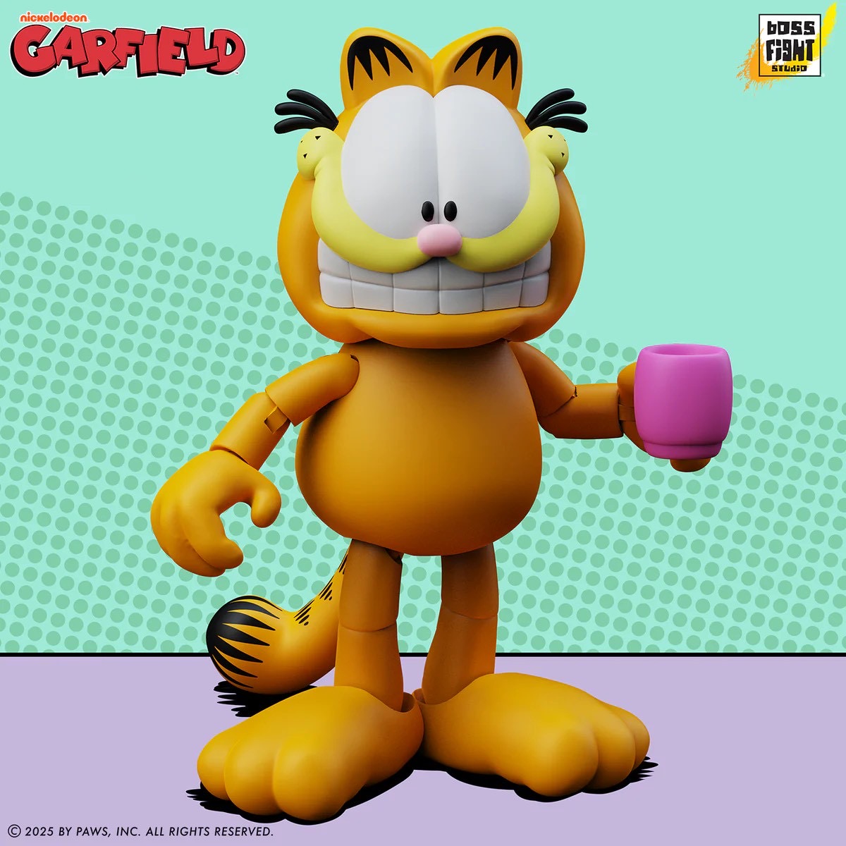 Pre-order : Garfield V.2 / Arlene / Garfield Jon Arbuckle Deluxe Action Figure by Boss Fight Studio