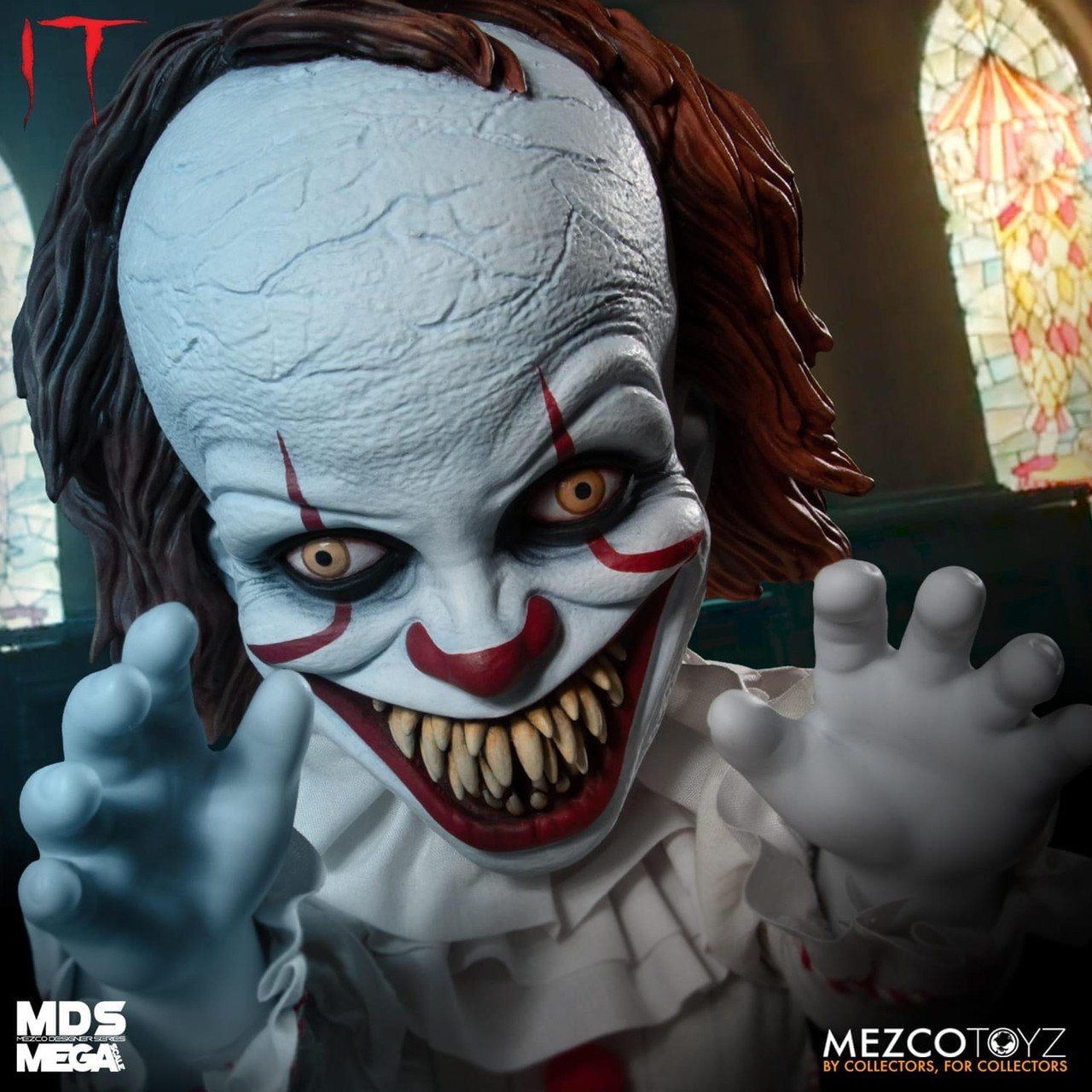 Pre-order : MDS MEGA SCALE IT: TALKING SINISTER PENNYWISE BY MEZCO TOYZ