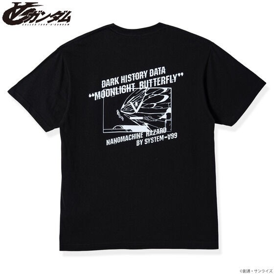 PRE-ORDER : ∀ Gundam Glow in the Dark Print T-shirt Moonlight Butterfly
