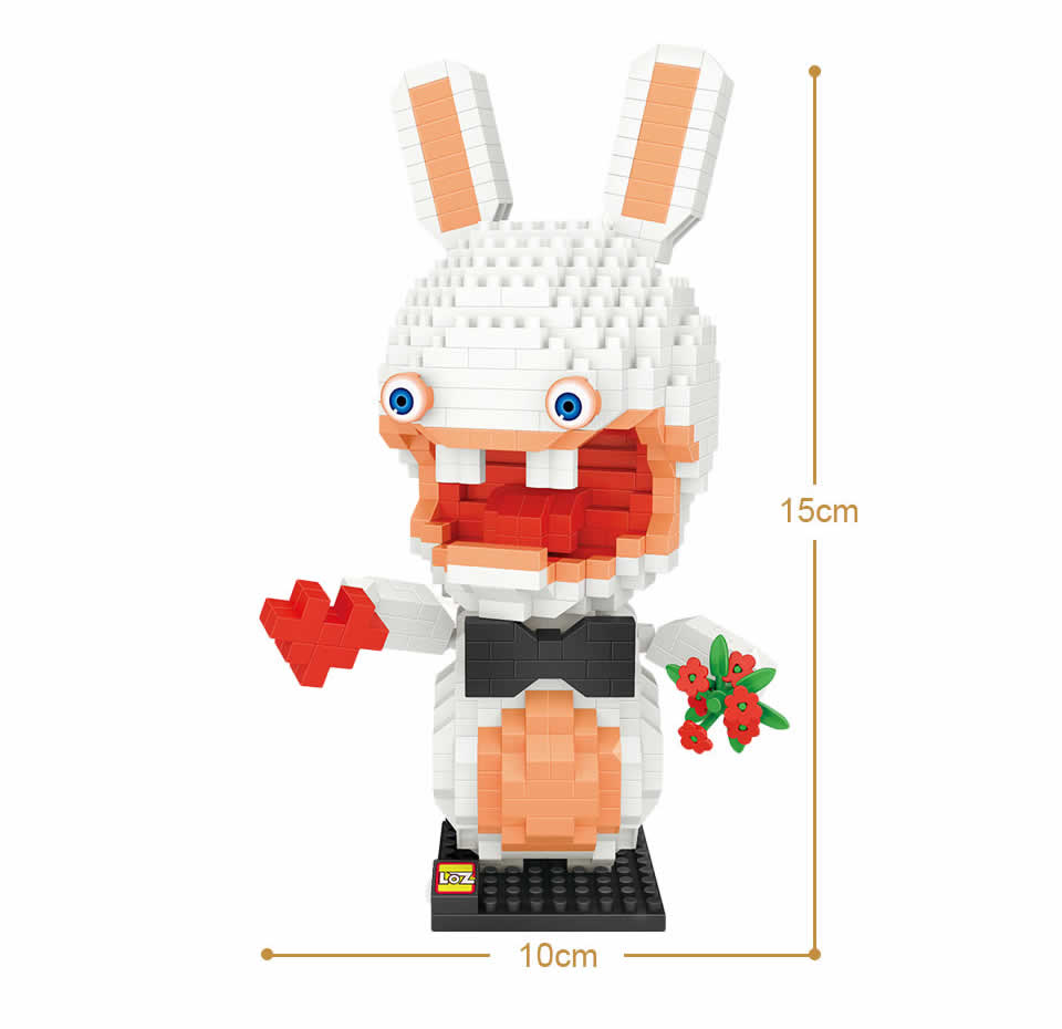 LOZ 9782 Raving Rabbids 700pcs