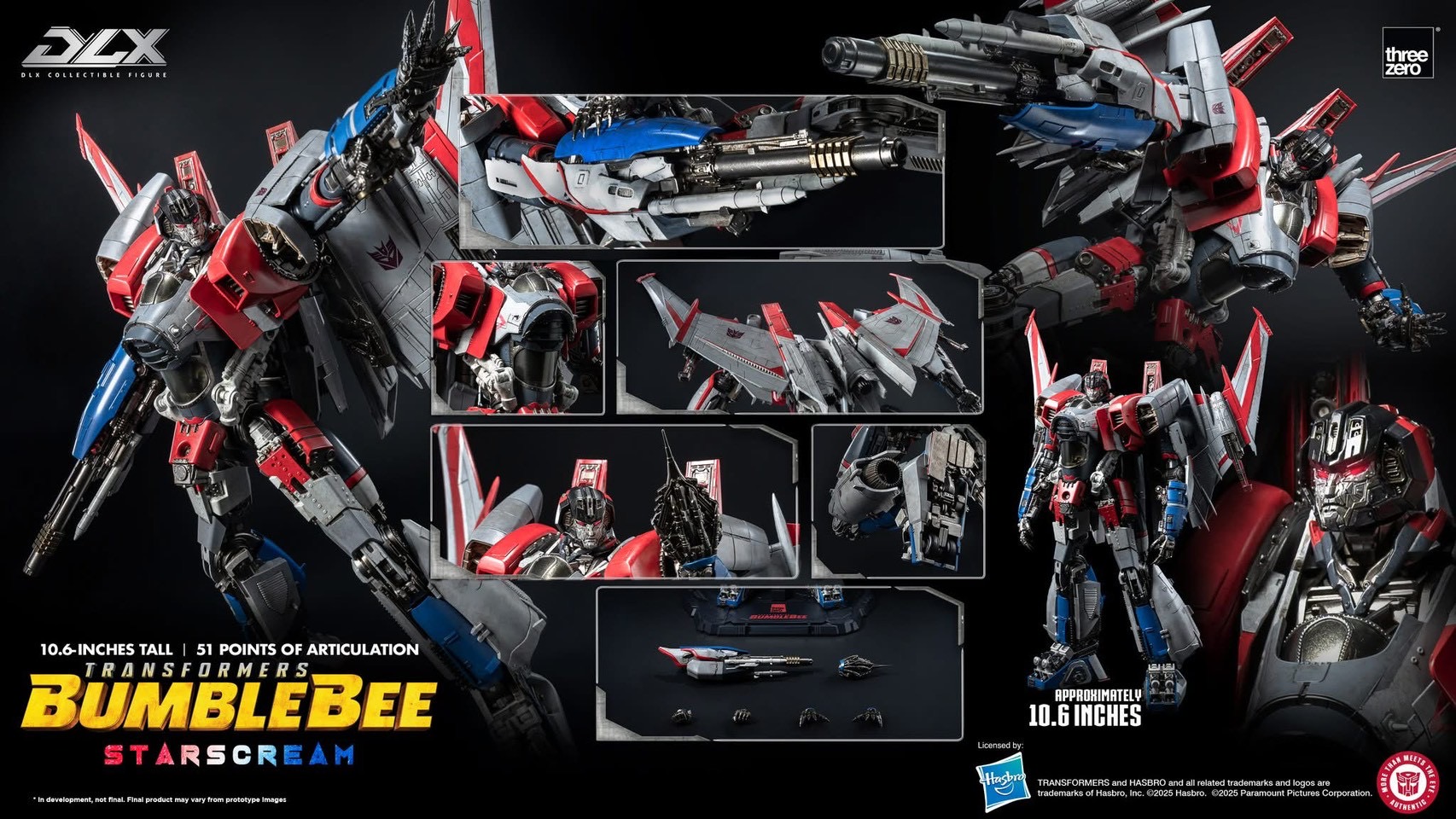 Pre-order : Transformers Bumblebee DLX Starscream by Threezero