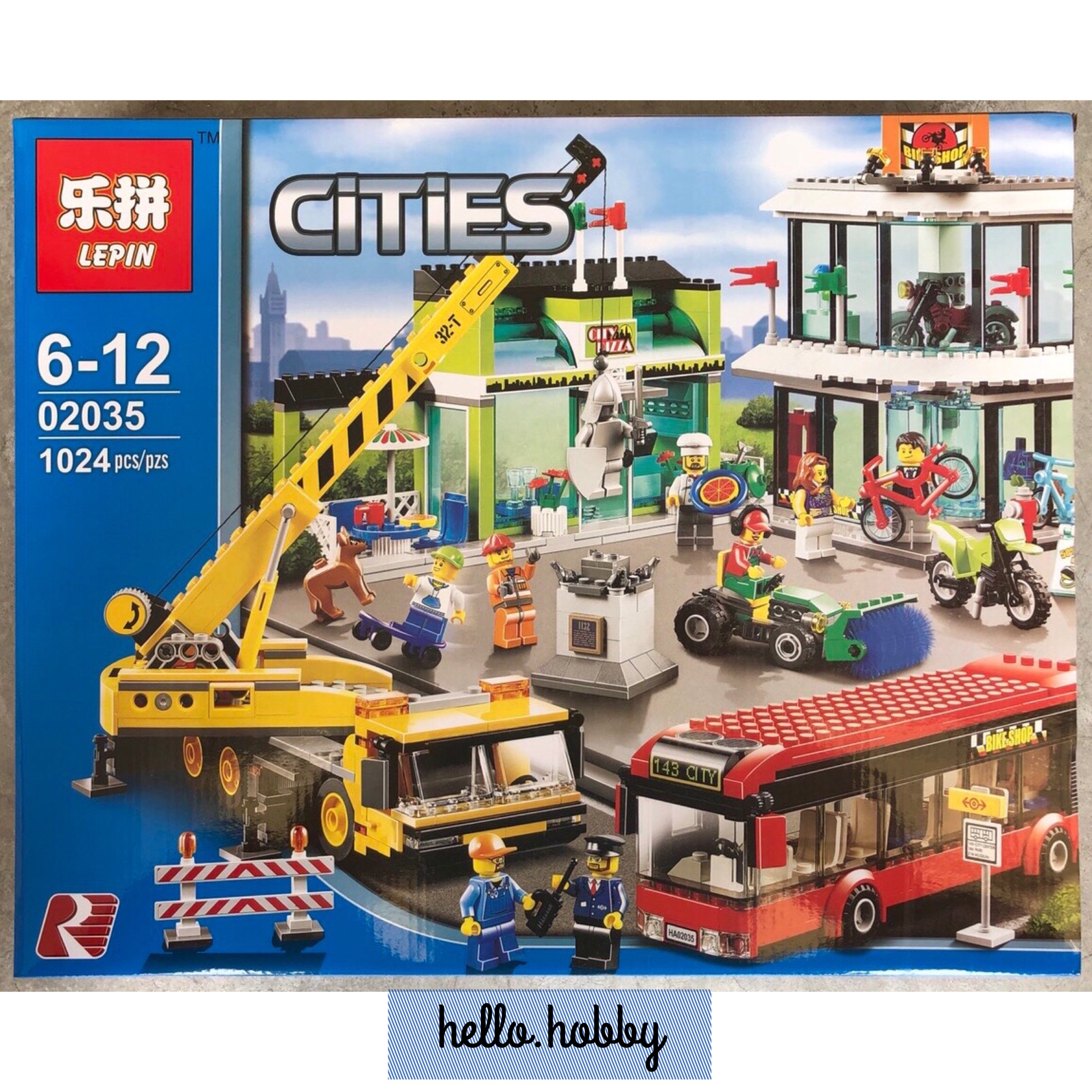 Lepin 02035 Town Square 1024pcs