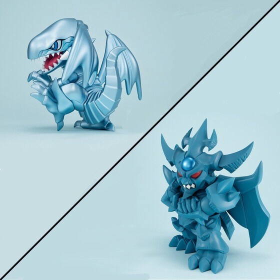 PRE-ORDER : MEGATOON Yu-Gi-Oh! Duel Monsters Blue-Eyes White Dragon + Obelisk the Tormentor [Limited Photo Card Included]