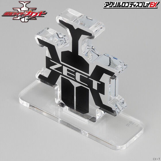 PRE-ORDER : Acrylic Logo Display EX Kamen Rider Kabuto : ZECT (with DX Kabuto Zector Raise Buckle)