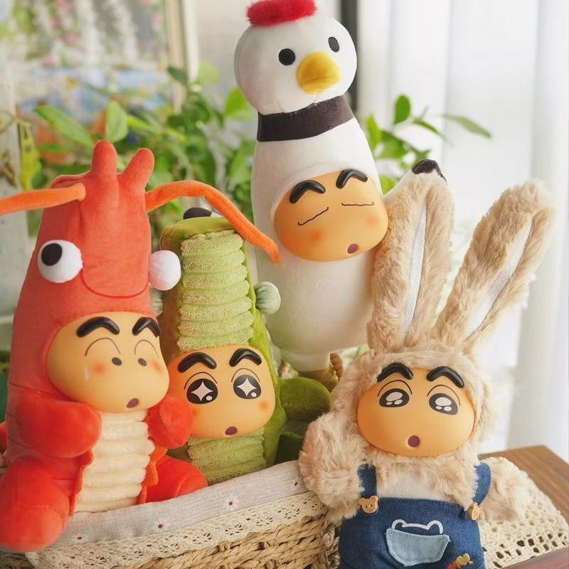 ตุ๊กตา สกุชชี่ ชินจัง Crayon Shinchan Growing Fun Series by 52Toys