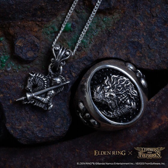 PRE-ORDER : ELDEN RING x LEATHERS AND TREASURES Lance's Talisman Necklace