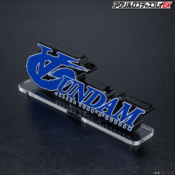 PRE-ORDER : Acrylic Logo Display EX ∀ Gundam (Large) / English