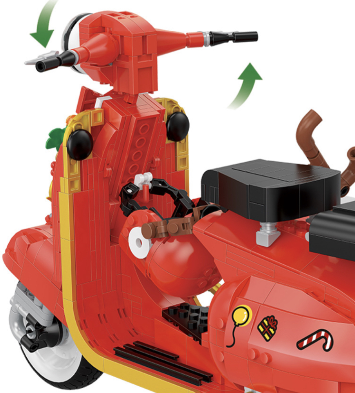 Balody 21058-21059 Christmas House & Motorcycle