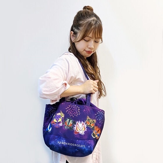 PRE-ORDER : Kamen Rider Geats Deformed Tote Bag Fireworks Pattern