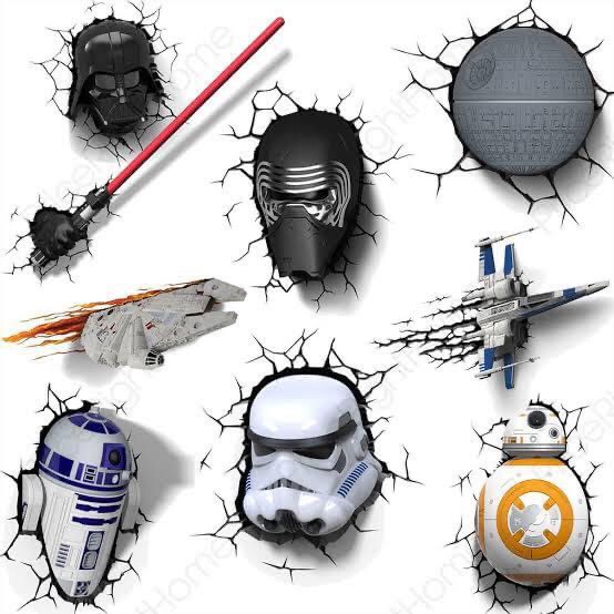 โคมไฟติดผนัง 3D - Star Wars - Stormtrooper 3D Deco LED Light by 3D Light FX