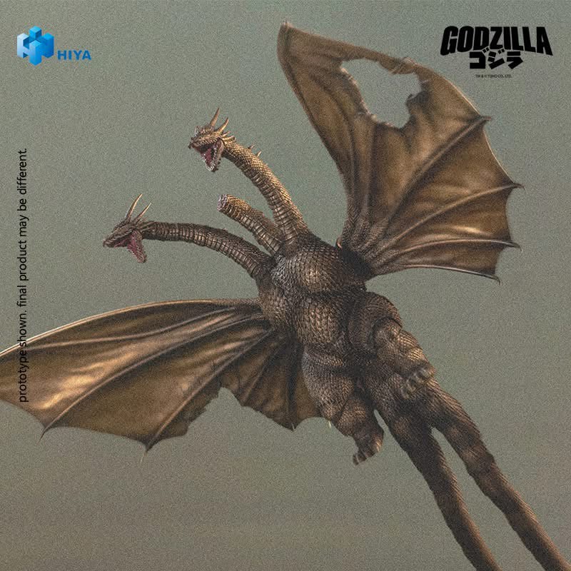 Pre-order : EXQUISITE BASIC Series Godzilla vs. King Ghidorah (1991): King Ghidorah Battle Damaged Ver. Action Figure by Hiya Toys