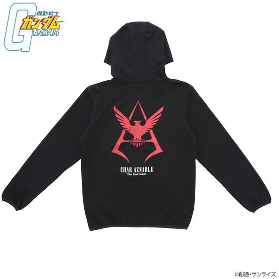 PRE-ORDER : Mobile Suit Gundam Char Aznable Personal Mark Sports Series Hoodie