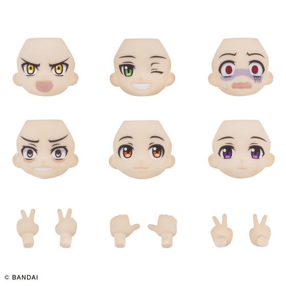 PRE-ORDER : AQUA SHOOTERS! Face Parts Set 03 Another Color