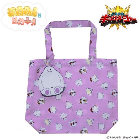 PRE-ORDER : Ohsama Sentai King-Ohger Moffun Eco Bag with Storage Pouch