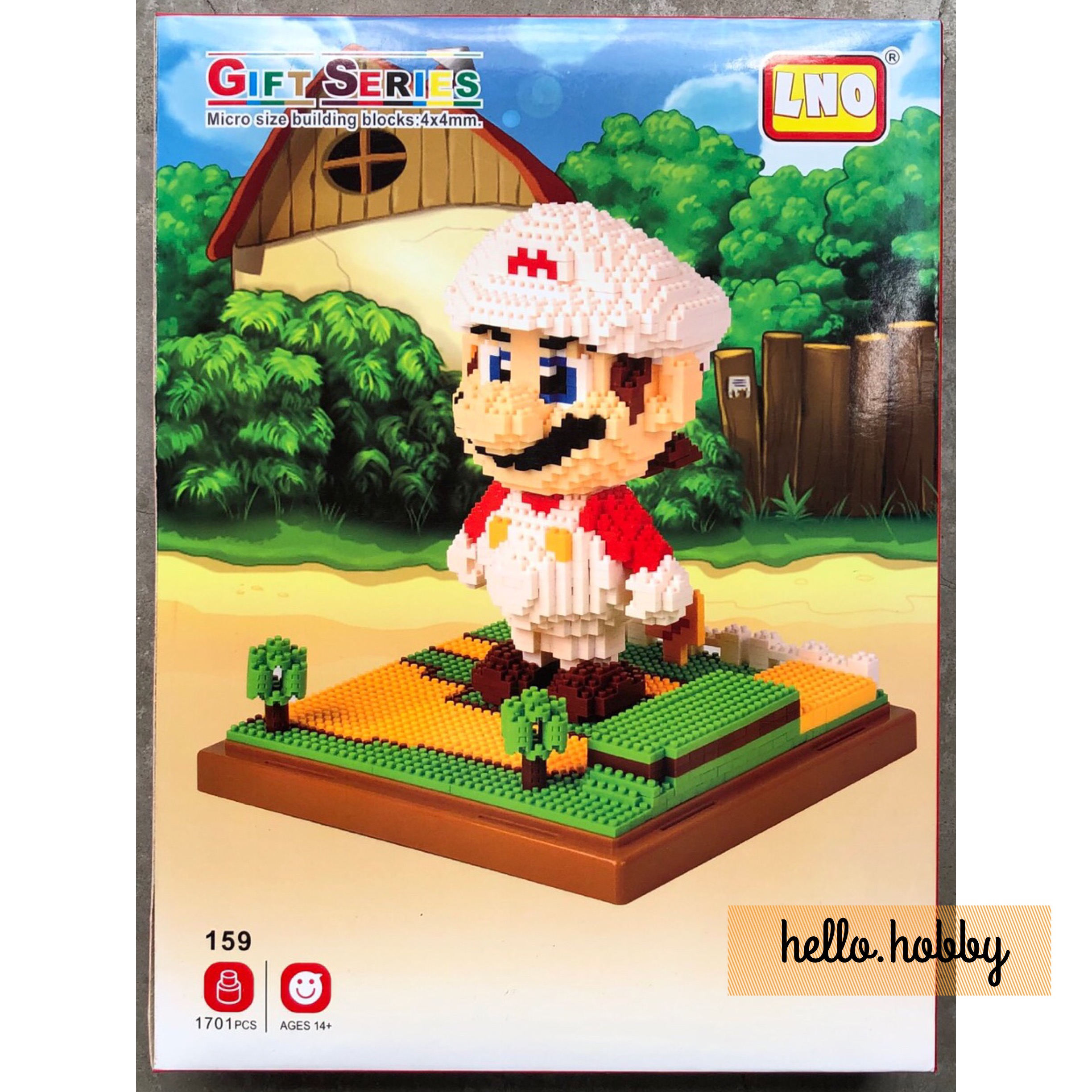 Lno 159 Super Mario Bros. Mario 1701pcs