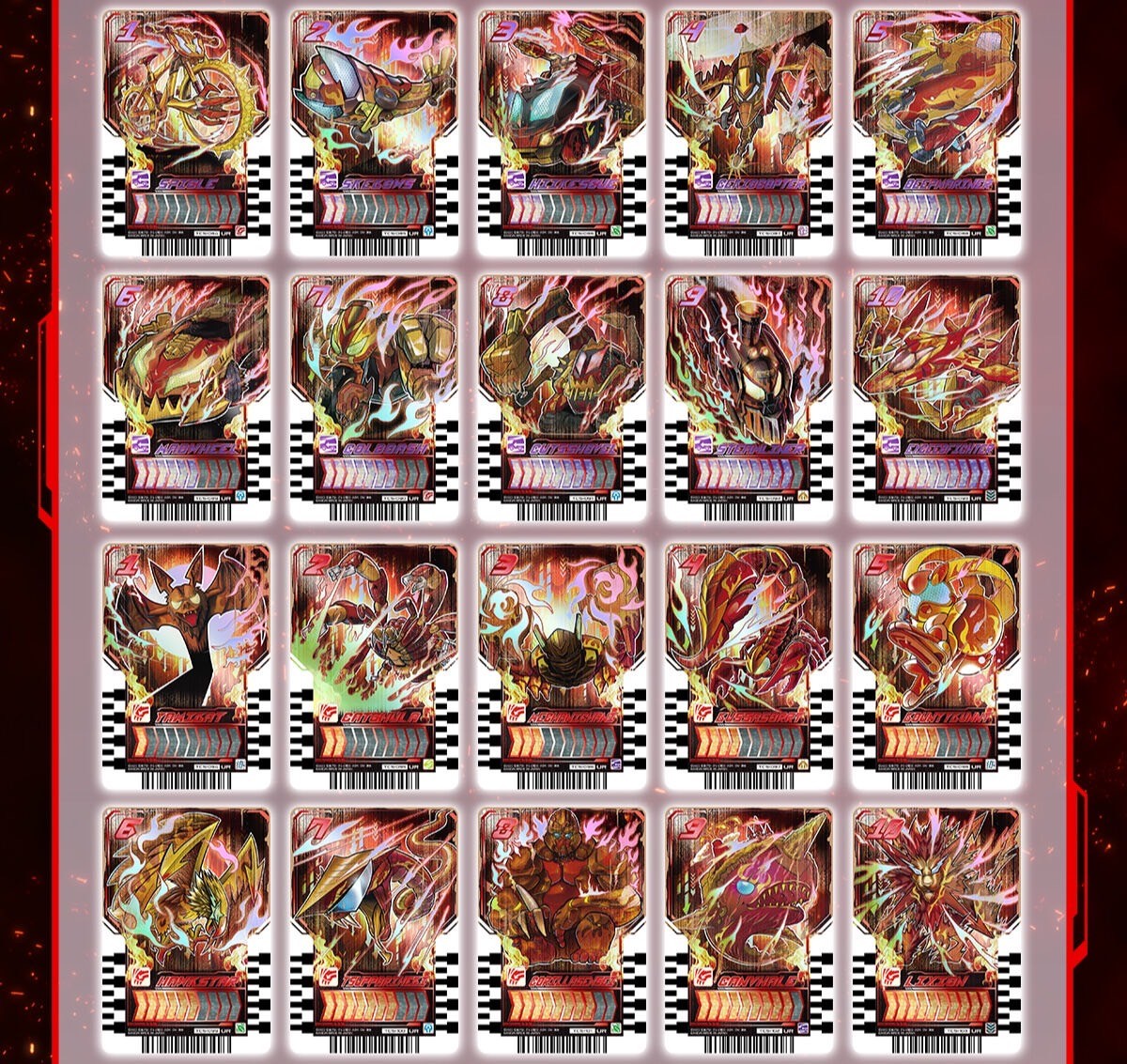 PRE-ORDER : Ride Chemy Trading Card Daybreak Gotcha File & Daybreak Chemy Card Complete Set