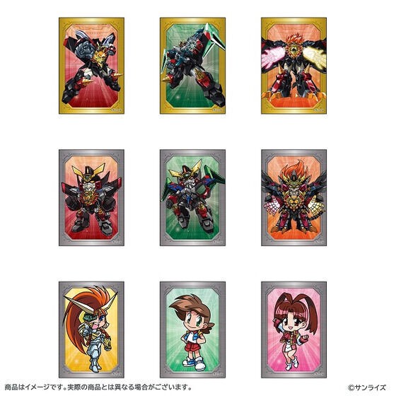 PRE-ORDER : The King of Braves Gaogaiger Trading Square Can Badge (9 types in total/5 pieces set) (Random)